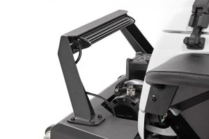 Jeep Wrangler Front Bumper - Rough Country - Stubby LED + Hoop - Black - '07-'10 Jeep Wrangler Front Bumper - Rough Country - Stubby LED + Hoop - Black - '07-'10